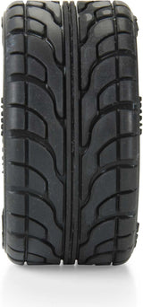 1/12 Avenger Tire Mounted on Overdrive Gray Wheel 8mm Hex (4): Losi Race Car