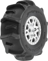 1/16 Dumont F/R Tires MTD 12mm Silver Impulse (4): Mojave GROM