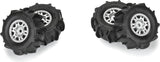 1/16 Dumont F/R Tires MTD 12mm Silver Impulse (4): Mojave GROM