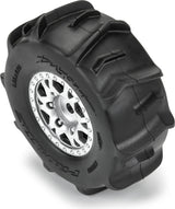 1/16 Dumont F/R Tires MTD 12mm Silver Impulse (4): Mojave GROM
