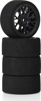 Fifty6 Foam Tire Mounted on Circuit Black Wheel 8mm Hex (4)