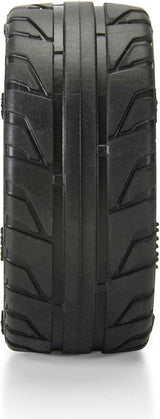 1/14 Vector Tire MTD 12mm Black Velocity Wheel (4): ARRMA TYPHON GROM