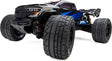 Menace Front/Rear Street Tires Mounted 12mm Black Split Six (2): ARRMA MINI KRATON