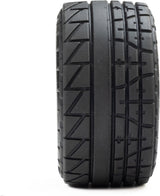 Menace Front/Rear Street Tires Mounted 12mm Black Split Six (2): ARRMA MINI KRATON