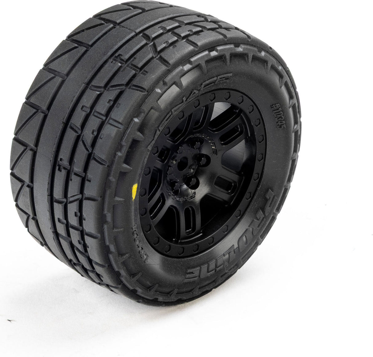 Menace Front/Rear Street Tires Mounted 12mm Black Split Six (2): ARRMA MINI KRATON