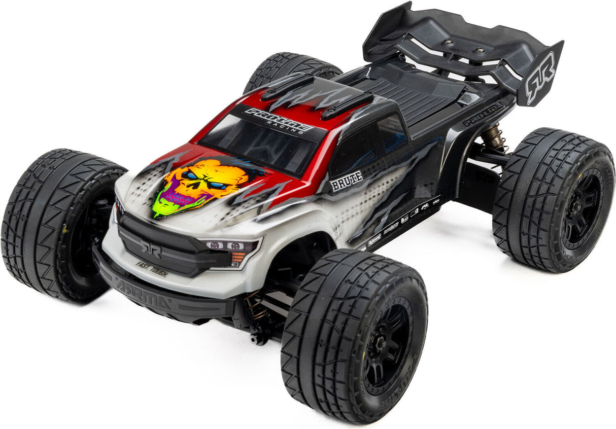 Menace Front/Rear Street Tires Mounted 12mm Black Split Six (2): ARRMA MINI KRATON