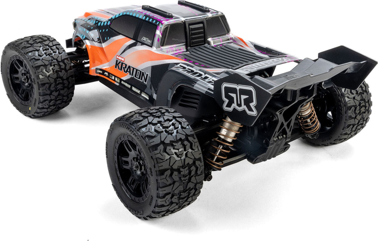 Jaeger Front/Rear MT Tires MTD 12mm Black Split Six (2): ARRMA MINI KRATON