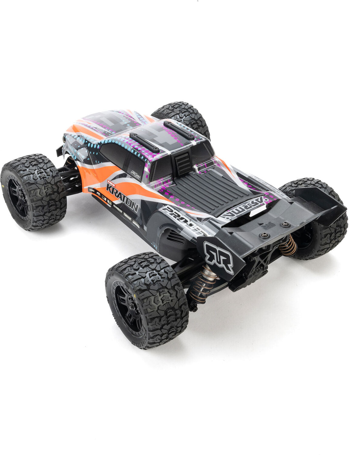 Jaeger Front/Rear MT Tires MTD 12mm Black Split Six (2): ARRMA MINI KRATON
