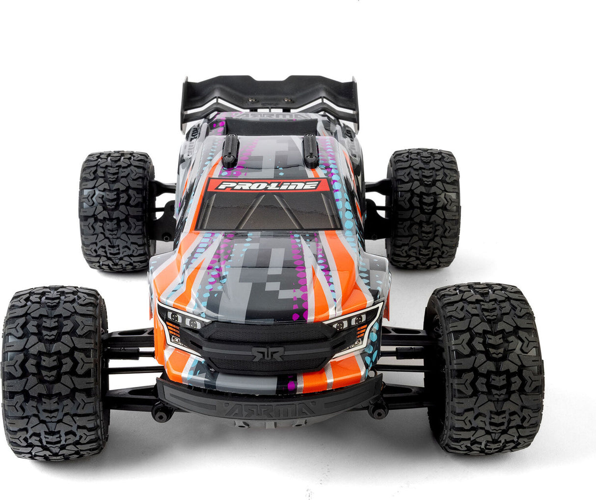 Jaeger Front/Rear MT Tires MTD 12mm Black Split Six (2): ARRMA MINI KRATON