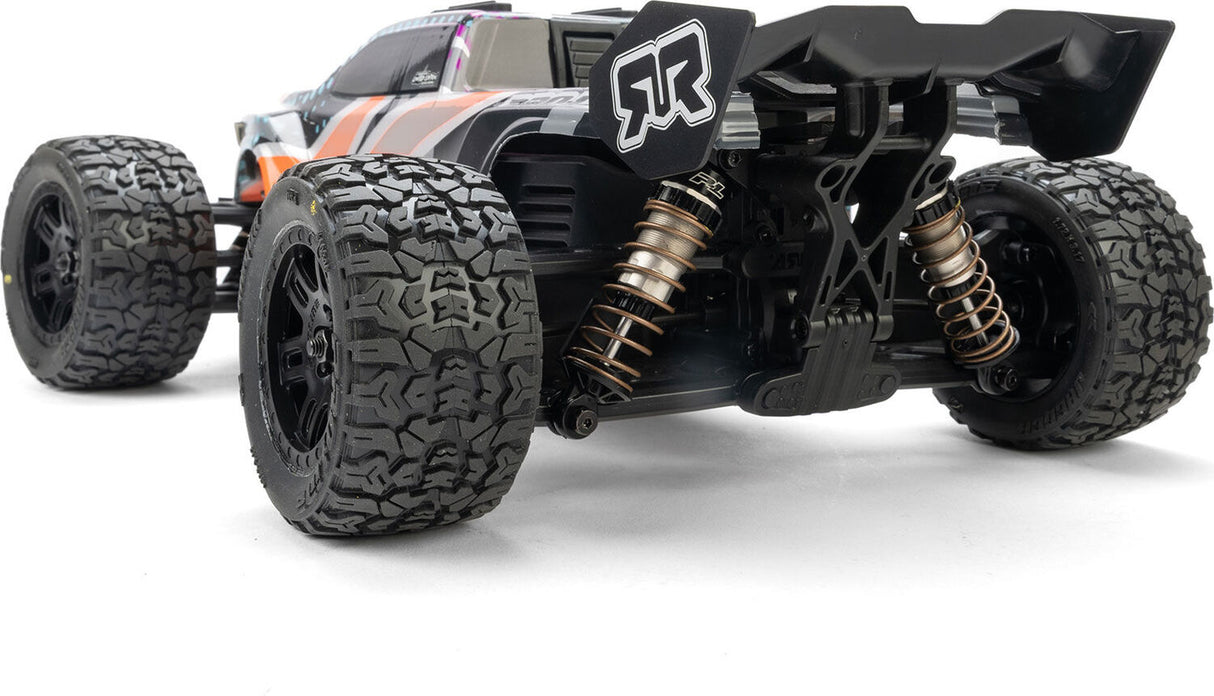 Jaeger Front/Rear MT Tires MTD 12mm Black Split Six (2): ARRMA MINI KRATON