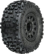 1/10 Badlands Front/Rear 2.2"/3.0" SC Mounted 12mm Black Raid (2)