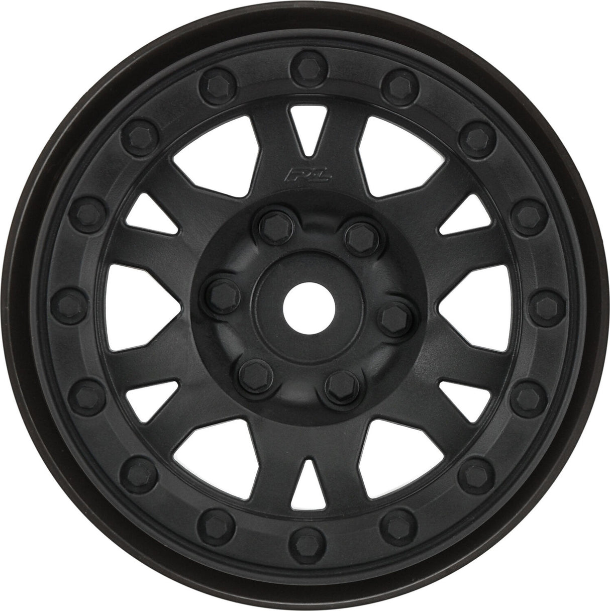 1/10 Impulse Front/Rear 1.9" 12mm Rock Crawler Wheels (2) Black