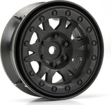 1/10 Impulse Front/Rear 1.9" 12mm Rock Crawler Wheels (2) Black