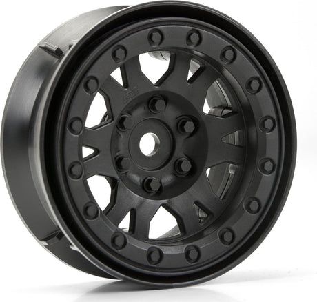 1/10 Impulse Front/Rear 1.9" 12mm Rock Crawler Wheels (2) Black