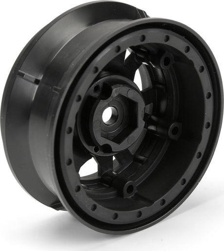 1/10 Impulse Front/Rear 1.9" 12mm Rock Crawler Wheels (2) Black