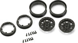 1/10 Impulse Front/Rear 1.9" 12mm Rock Crawler Wheels (2) Black