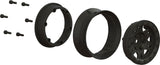 1/10 Impulse Front/Rear 1.9" 12mm Rock Crawler Wheels (2) Black