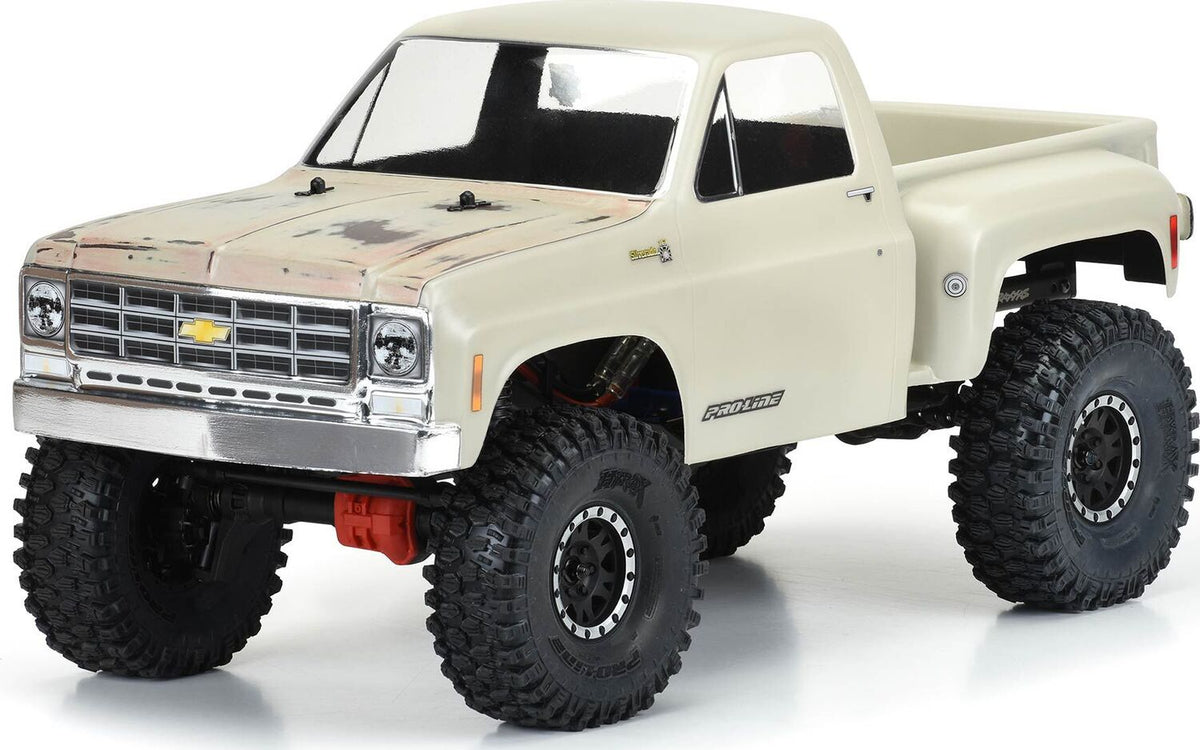 1/10 1978 Chevy K-10 Clear Body 12.3" (313mm) Wheelbase Crawlers