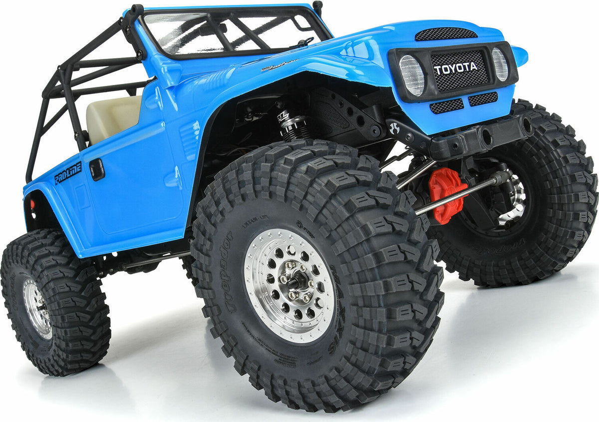1/10 1979 Toyota Land Cruiser FJ40 Clear Body/Cage 12.3" WB Crawlers