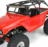 1/10 1979 Toyota Land Cruiser FJ40 Clear Body/Cage 12.3" WB Crawlers