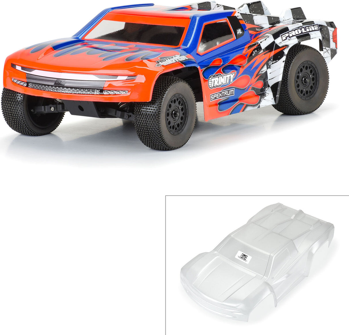 1/10 Pre-Cut Flo-Tek Sector Clear Body: Short Course