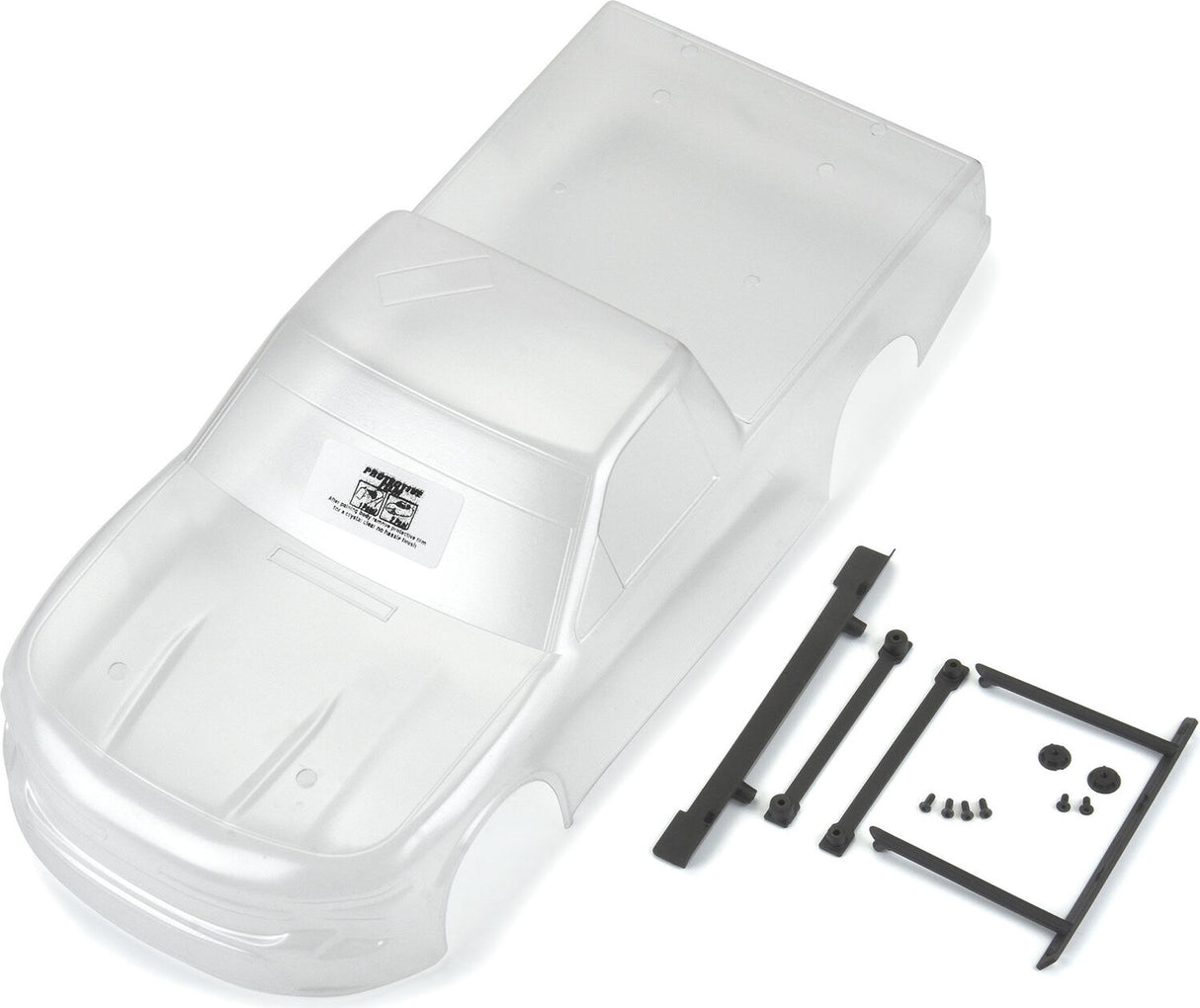 1/12 Pre-Cut 2024 Chevy Silverado Truck Clear Body: Losi NASCAR