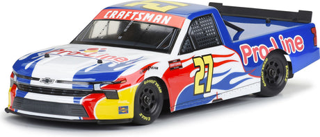 1/12 Pre-Cut 2024 Chevy Silverado Truck Clear Body: Losi NASCAR