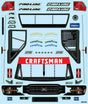 1/12 Pre-Cut 2024 Ford F-150 Truck Clear Body: Losi NASCAR
