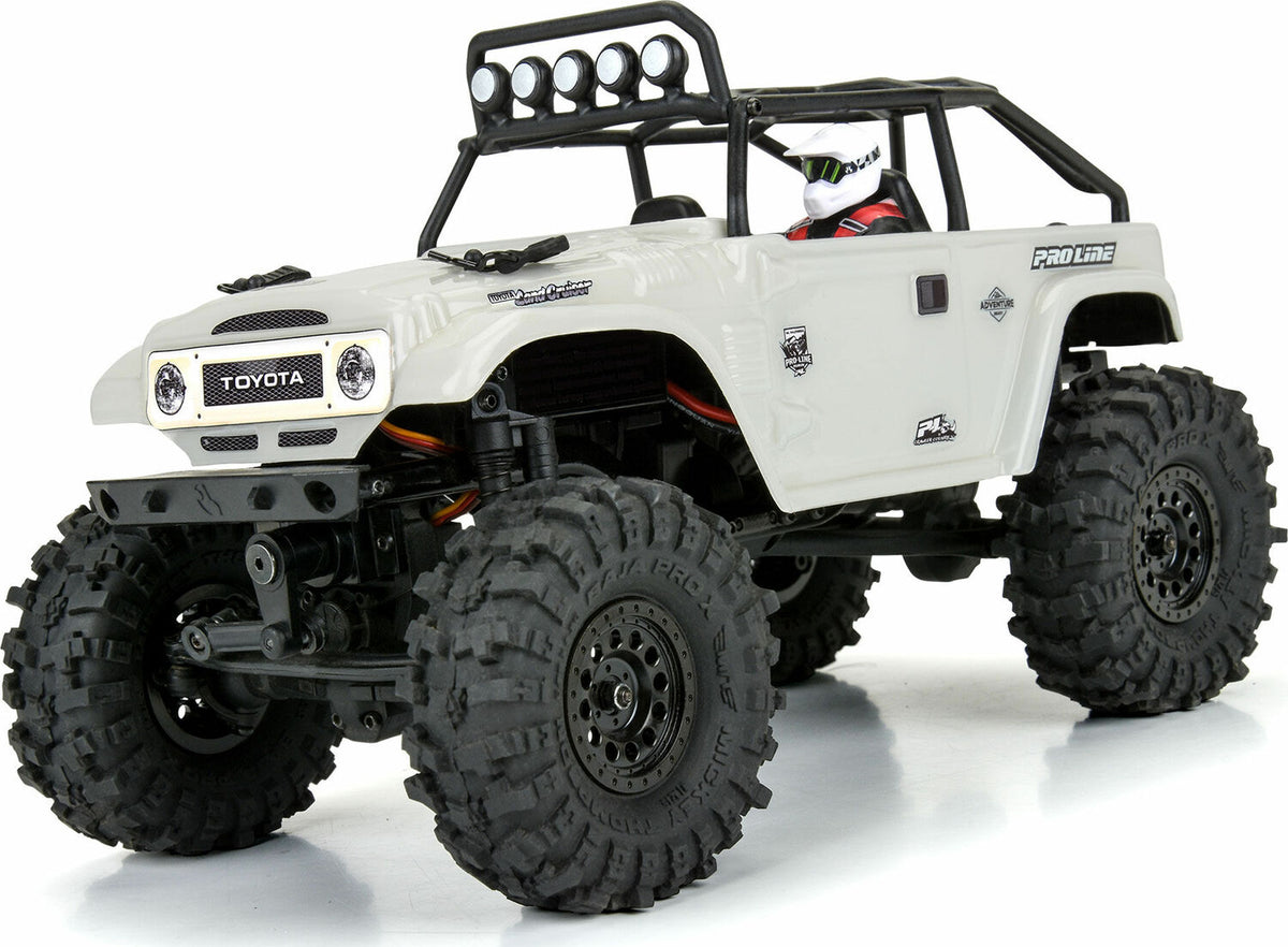 1/24 1979 Toyota Land Cruiser FJ40 Clear Body with Trail Cage: SCX24