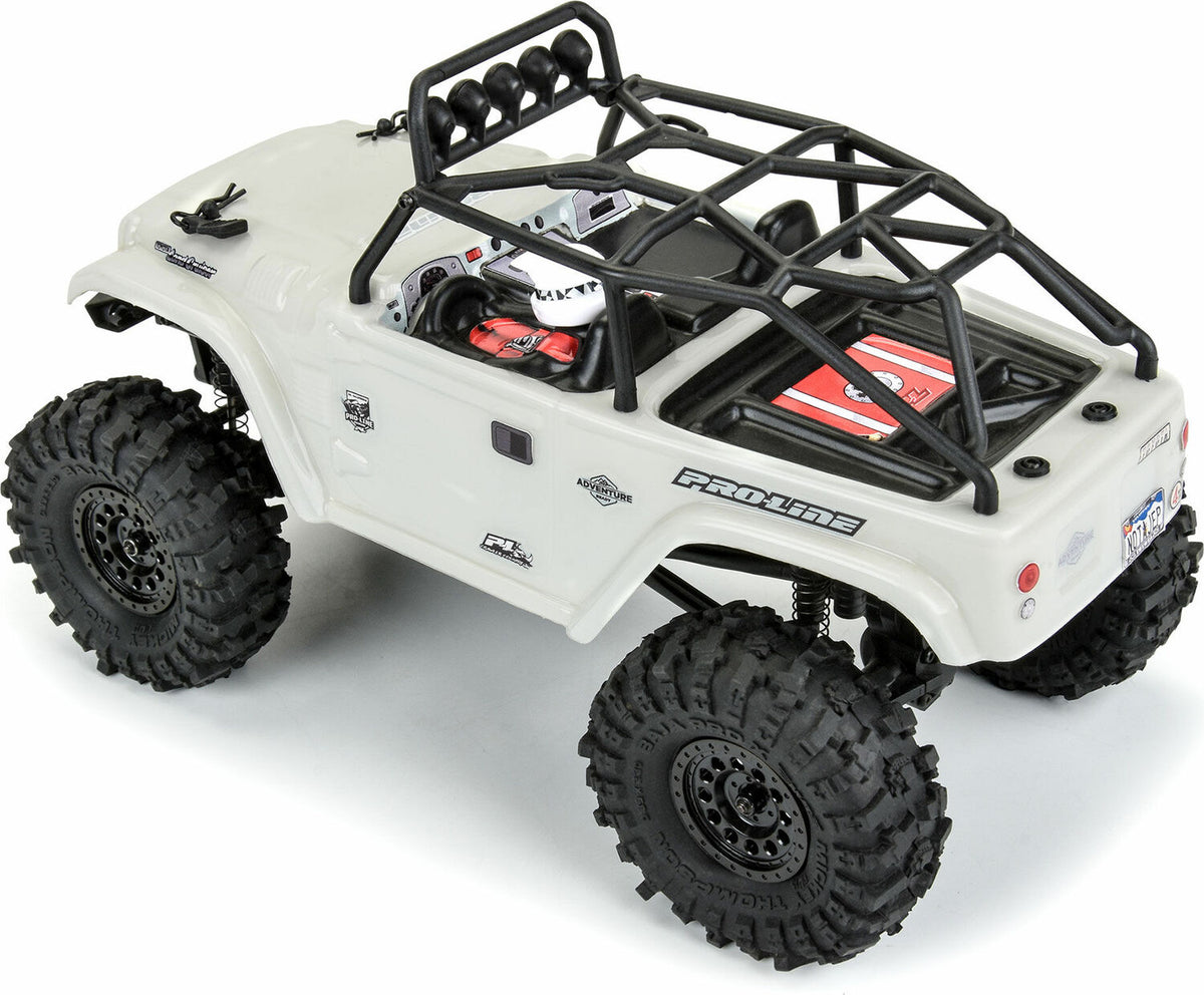 1/24 1979 Toyota Land Cruiser FJ40 Clear Body with Trail Cage: SCX24