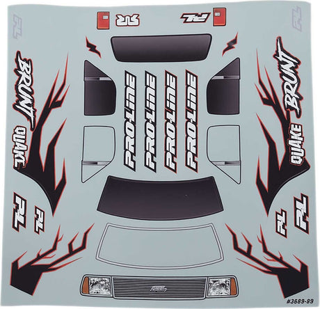 1/16 Brunt Red Body for ARRMA QUAKE GROM