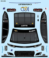 Limited Edition 1/12 Chase Elliott #9 NAPA DIY Clear 2025 Body: Losi NASCAR