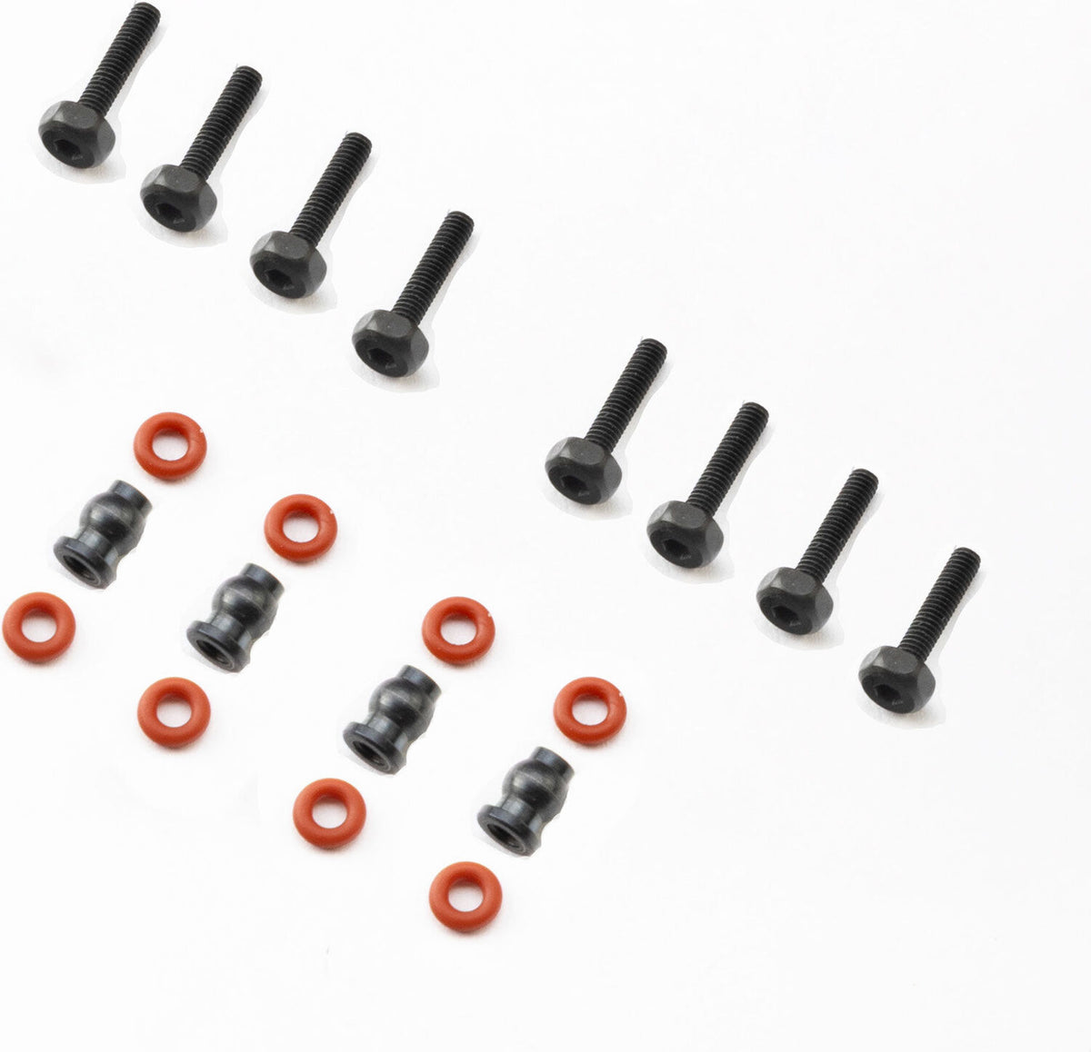 PowerStroke Front/Rear Oil-Filled Shocks (4): ARRMA GRANITE, MOJAVE, TYPHON GROM