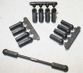 4-40 HD Rod Ends,Blk:LOS,ASC