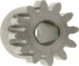 Extra Hard Steel 5mm Bore 1 Module Pinion, 12T