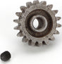Extra Hard Steel 5mm Bore 1 Module Pinion, 18T