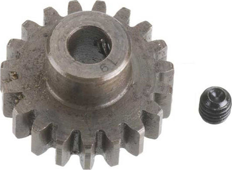 Extra Hard Steel 5mm Bore 1 Module Pinion, 19T