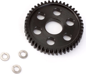 32p Hard Black Steel Spur, 45T: short course truck, monster truck 4x4