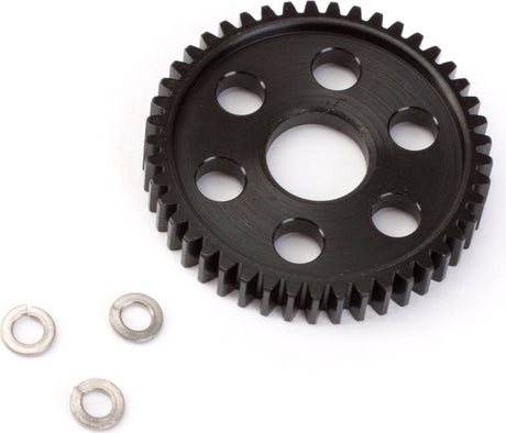 32p Hard Black Steel Spur, 45T: short course truck, monster truck 4x4
