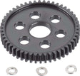 32p Hard Black Steel Spur, 50T: short course truck, monster truck 4x4
