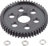 32p Hard Black Steel Spur, 50T: short course truck, monster truck 4x4