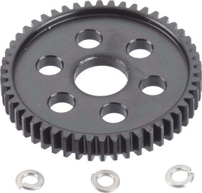32p Hard Black Steel Spur, 50T: short course truck, monster truck 4x4