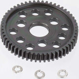 32P Hard Black Steel Spur, 54T: short course truck, monster truck 4x4