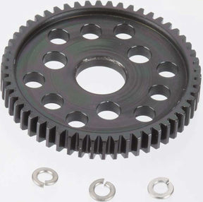 32P Hard Black Steel Spur, 54T: short course truck, monster truck 4x4