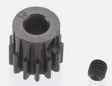 Extra Hard 13 Tooth Blackened Steel 32p Pinion, 5mm