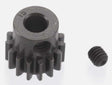 Extra Hard 15 Tooth Blackened Steel 32p Pinion, 5mm