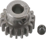 Extra Hard 5mm Bore .8 Module (31.75P) Pinion, 18T