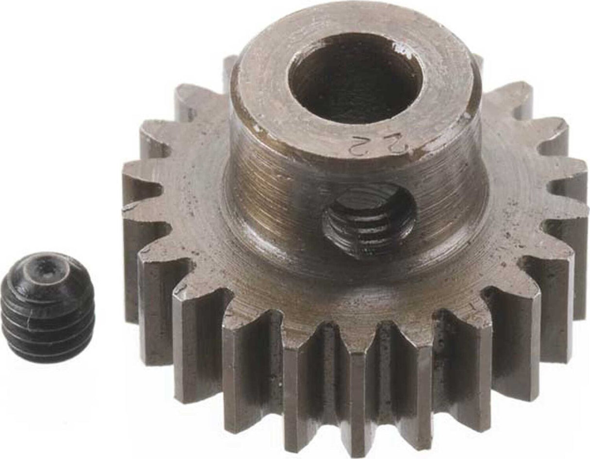 Extra Hard 5mm Bore .8 Module (31.75P) Pinion, 22T