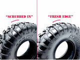 1/10 SCRUB 1.9" Rock Crawler Tires & Inserts, XP Compound