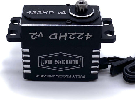 422HD V2 Digital Metal Gear Waterproof Programmable Servo, Black